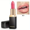 Mermaid Shiny Lipsticks - 9 Colors, Metallic Pearly Temperature Changing Lipsticks with Long Lasting Shimmer and Glitter - 07#