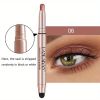 12 Color Eyeshadow Stick Eyeliner Pen, Highlighter Glitter Pearly Shimmer Matte Eyeshadow Pen, Eye Makeup Brightening Stick - No. 6 Color