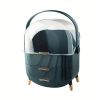 Water and Dust Free Makeup Organizer with Lid and Drawers - Perfect for Skincare Products and Vanity Organization - Green
