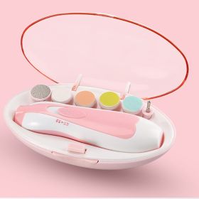 Electric Nail Trimmer for Newborn Baby Portable Newborn Nail Care Set Infant Kids Manicure Set Manicure Quiet Nail Trimmer - Pink