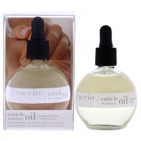 Cuticle Revitalizing Oil - Fragrance-Free by Cuccio Naturale for Unisex - 2.5 oz Oil - Unisex - 2.5 oz