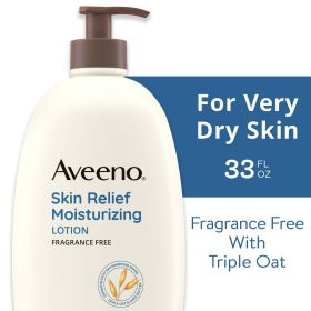 Aveeno Skin Relief Moisturizing Lotion for Very Dry Skin, 33 fl oz - Aveeno