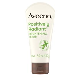 Aveeno Positively Radiant Brightening & Exfoliating Face Scrub, 2 oz - Aveeno