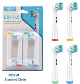 Compatible with Oral-B Toothbrush Replacement Heads For Oral-b Toothbrush Heads - White