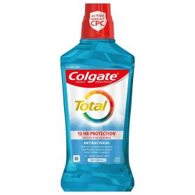 Colgate Total Advanced Pro-Shield Alcohol Free Mouthwash;  Peppermint;  1L - Colgate