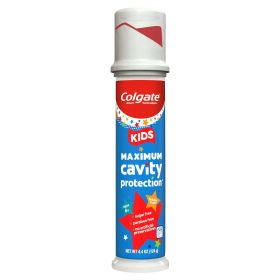 Colgate Kids Toothpaste Pump;  Maximum Cavity Protection;  4.4 oz - Colgate