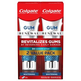Colgate Renewal Gum Protection Whitening Toothpaste Gel;  Mint;  2 Pack;  3 oz Tubes - Colgate