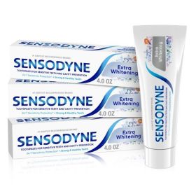 Sensodyne Extra Whitening Sensitive Toothpaste;  4 oz;  3 Pack - Sensodyne