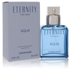 Eternity Aqua by Calvin Klein Eau De Toilette Spray 1.7 oz - Men - 1.7 oz
