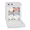 5L Mini Towel Warmer Hot Cabinet Beauty Salon Spa Nail Facial Skin Home Hotel Health Care Facial Fast Heating White - as picture