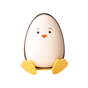 Blending Sponge Penguin Silicone Coating - makeup sponge