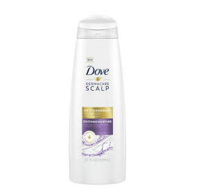 Dove Anti-Dandruff Shampoo;  Dermacare Scalp;  Soothing Moisture pH Balanced Formula ;  12 oz - Dove