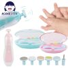 Electric Nail Trimmer for Newborn Baby Portable Newborn Nail Care Set Infant Kids Manicure Set Manicure Quiet Nail Trimmer - Pink