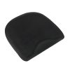 3.5′x 3.5′x 1/2" Beauty Salon Polygon Anti-fatigue Salon Mat (Polygon Outside And Round Inside) Black - as picture