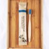 10 Pcs Pure Natural Bamboo Toothbrush Soft Bristle Toothbrush Eco-friendly Bamboo Toothbrush - mix color