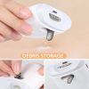 Electric Automatic Nail Clipper Manicure Nail Trimmer For Adult Baby Finger Toe Scissors Pedicure Thick Nails Cutter Sharpener - White