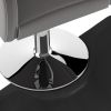 3′x 4.5′x 1/2" Beauty Salon Semicircle Anti-fatigue Salon Mat (Round Outside And Round Inside) Black - as picture