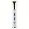Fully Automatic Hair Curler Multifunctional Rechargeable Hair Curler Travel Home Portable Carry-on Wireless Curling Stick - Black