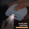 Electric Automatic Nail Clipper Manicure Nail Trimmer For Adult Baby Finger Toe Scissors Pedicure Thick Nails Cutter Sharpener - White