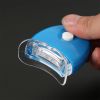 1Pc Tanden Whitener Led Licht Whitening Tool Mini Tanden Koud Licht Pijnloos Geen Gevoeligheid Draagbare Tanden Plague Vlekken Whitening - Blue