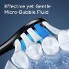 Fairywill P11 Whitening Sonic Electric Toothbrush Rechargeable 8 Brush heads - Black