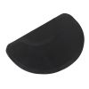 3′x 4.5′x 1/2" Beauty Salon Semicircle Anti-fatigue Salon Mat (Round Outside And Round Inside) Black - as picture
