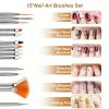 UV LED Nail Drill Kit with Acrylic Nail Tips and Polishing Tools - Complete Manicure and Pedicure Set for Beginners - 8