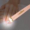 Electric Nail Drill Sander Nail Manicure Machine Mill For Manicure With Light Art Pen Tools For Gel Removing 24hShipping Fast - Pink