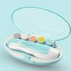 Electric Nail Trimmer for Newborn Baby Portable Newborn Nail Care Set Infant Kids Manicure Set Manicure Quiet Nail Trimmer - Pink