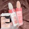 Brightening Fairy Highlighter Powder - Full Body Contouring and Clavicle Pearlescent Patting Powder for Face and Eye - 2# Pink Flash
