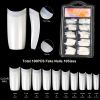 UV LED Nail Drill Kit with Acrylic Nail Tips and Polishing Tools - Complete Manicure and Pedicure Set for Beginners - 8