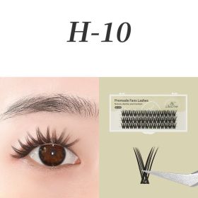 0.07mm Black Natural Bushy Sessile Trichoderma Grafted Ciliary (Option: 10 Style-12mm)